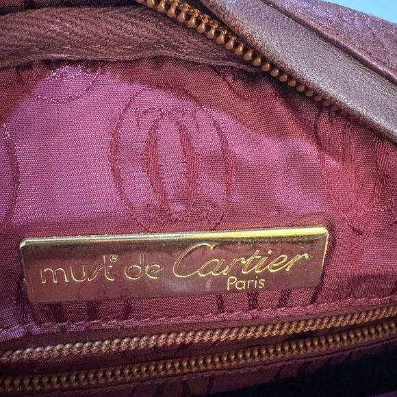 Cartier Brown Leather Crossbody Bag - Picture 5 of 7